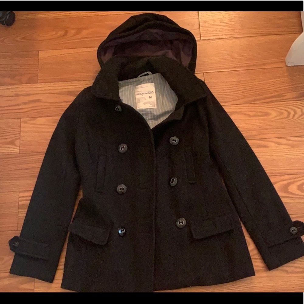 Aeropostale Black Peacoat